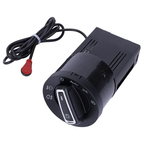 Surakey Headlight Head Lamp Switch Knob Compatible forJetta 2011-2014 1.6L Replaces 1C0941531 3BD941531A von Surakey
