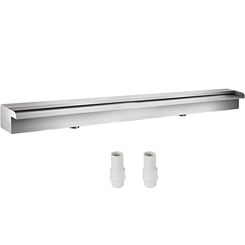 BuoQua Wasserfall Pool Brunnen Schwalldusche Poolfontäne 59,1"x4,5"x3,1" Poolbrunnen 1,3" Wasserfontäne 0,87" Dekoration Gartenteich BuoQua Wasserfall Pool Brunnen Schwalldusche Poolfontäne 59,1"x4,5"x3,1" Poolbrunnen 1,3" Wasserfontäne 0,87" Dekoration Gartenteich von Surdefens