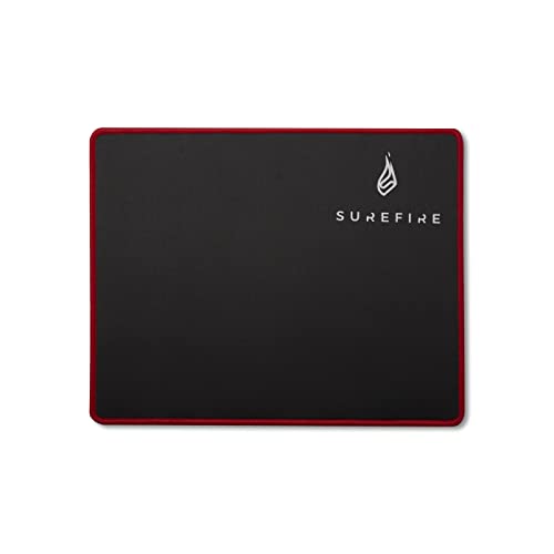 SureFire Silent Flight 320 Gaming Mauspad, 320 mm x 260 mm x 3 mm, Mauspad Gaming, Mousepad rutschfest, Mikrotextur-Stoffoberfläche, Gaming Zubehör, Gaming Unterlage von SureFire