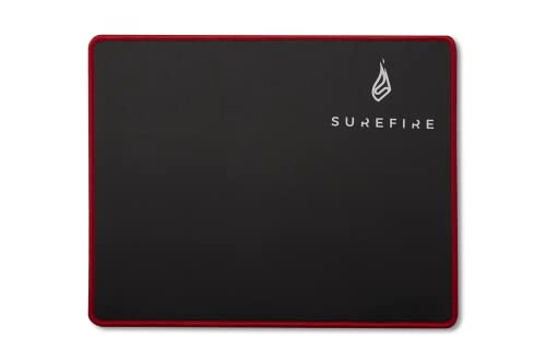 SureFire Silent Flight 320 Gaming Mauspad, 320 mm x 260 mm x 3 mm, Mauspad Gaming, Mousepad rutschfest, Mikrotextur-Stoffoberfläche, Gaming Zubehör, Gaming Unterlage von SureFire