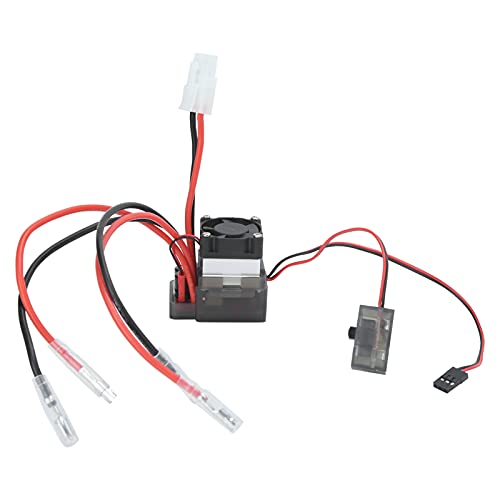 Elektronischer Geschwindigkeitsregler, Rc Waterproof Esc Brushed Esc Elektronischer Fahrtenregler Lange Lebensdauer Und Für Short Course Trucks Für 1/10 Car von Surebuy