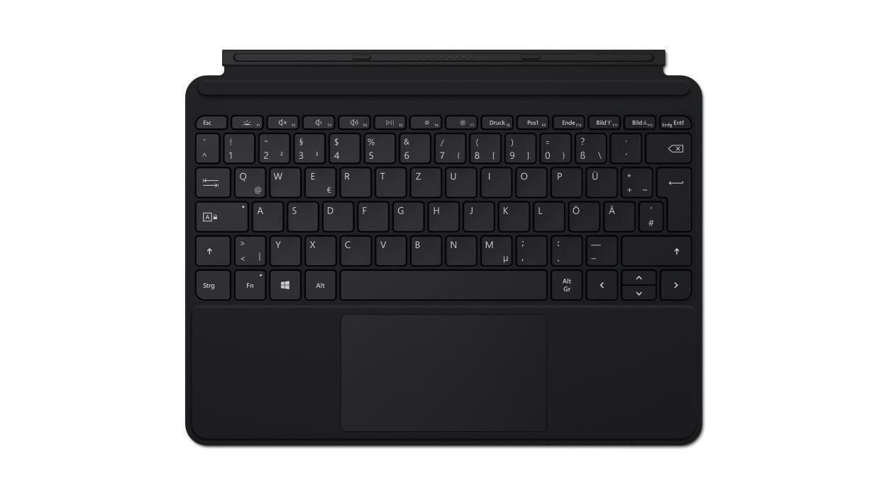 Microsoft Surface Go Type Cover Tastatur mit Trackpad Schwarz von Surface