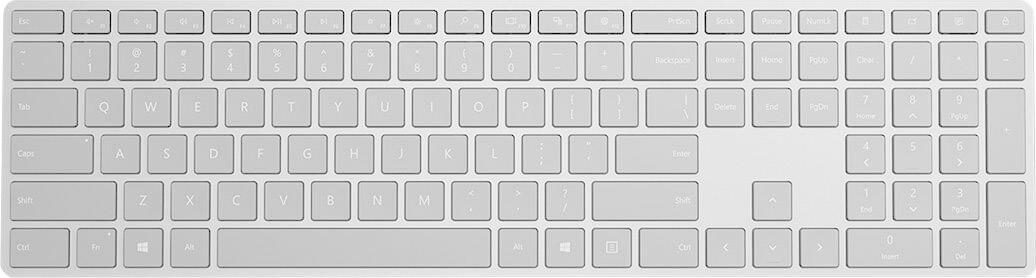 Microsoft Surface Keyboard Silber/Grau Bluetooth von Surface