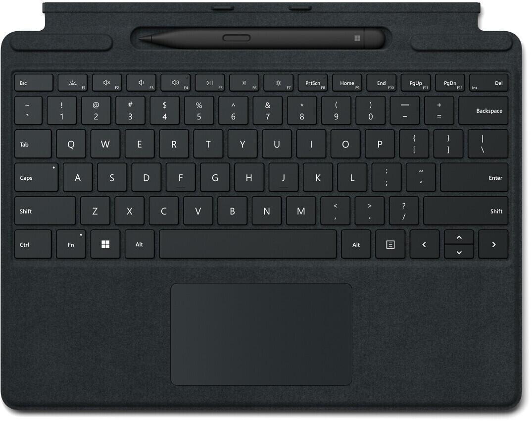 Microsoft Surface Pro Type Cover Schwarz mit Surface Slim Pen 2 von Surface