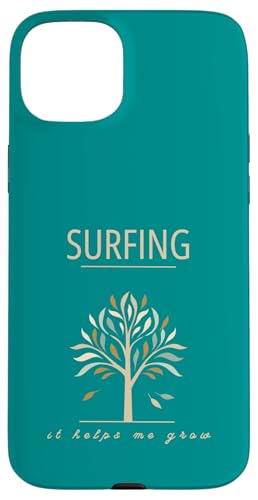 Surf-Design, Surfen, It Helps Me Grow, Colorful Tree Hülle für iPhone 15 Plus Surf-Design, Surfen, It Helps Me Grow, Colorful Tree Hülle für iPhone 15 Plus von Surfing Stuff