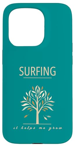 Surf-Design, Surfen, It Helps Me Grow, Colorful Tree Hülle für iPhone 15 Pro Surf-Design, Surfen, It Helps Me Grow, Colorful Tree Hülle für iPhone 15 Pro von Surfing Stuff