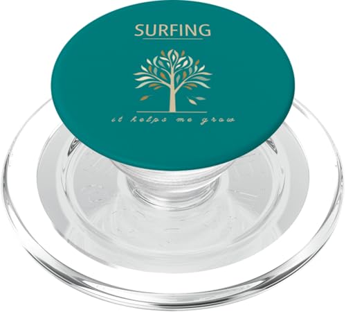 Surf-Design, Surfen, It Helps Me Grow, Colorful Tree PopSockets PopGrip für MagSafe von Surfing Stuff