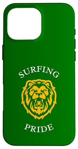Surf-Design, Surfing Pride, Löwe Hülle für iPhone 16 Pro Max von Surfing Stuff