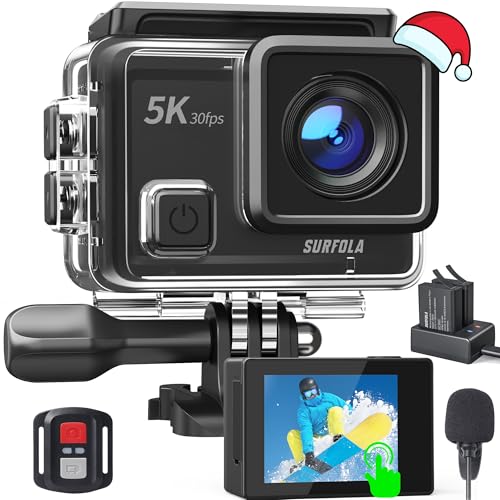 Surfola Action Cam 5K - Unterwasserkamera 40M mit Stabilisierung SF430pro Surfola Action Cam 5K - Unterwasserkamera 40M mit Stabilisierung SF430pro von Surfola