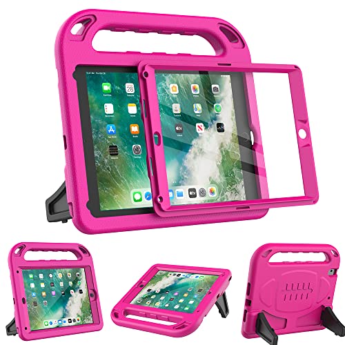 Surom Kinder-Schutzhülle für iPad 9,7 Zoll (24,6 cm) 2018/2017 rose pink von Surom