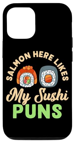 Salmon Here Likes My Sushi Puns Sushi Design für Fischfresser Hülle für iPhone 12/12 Pro Salmon Here Likes My Sushi Puns Sushi Design für Fischfresser Hülle für iPhone 12/12 Pro von Sushi Designs For Sushi Eater
