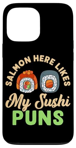 Salmon Here Likes My Sushi Puns Sushi Design für Fischfresser Hülle für iPhone 13 Pro Max Salmon Here Likes My Sushi Puns Sushi Design für Fischfresser Hülle für iPhone 13 Pro Max von Sushi Designs For Sushi Eater