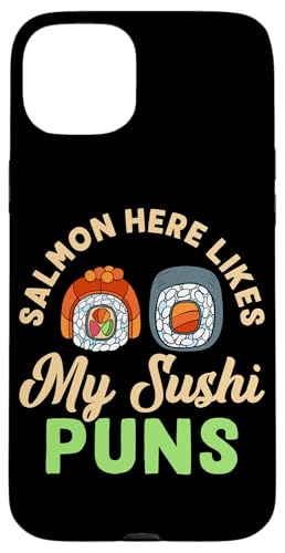 Salmon Here Likes My Sushi Puns Sushi Design für Fischfresser Hülle für iPhone 15 Plus Salmon Here Likes My Sushi Puns Sushi Design für Fischfresser Hülle für iPhone 15 Plus von Sushi Designs For Sushi Eater