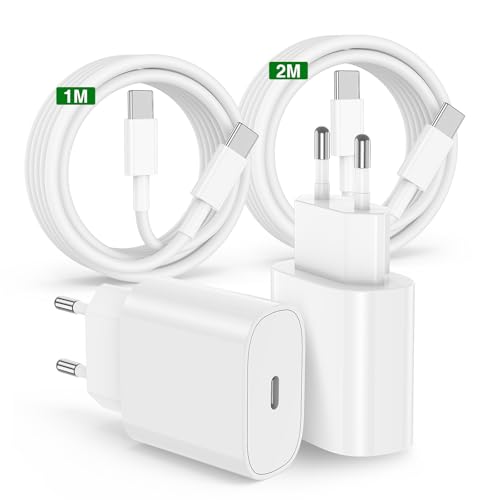 Schnellladegerät iPhone 16 15 Apple Original, 2 Stück MFi-zertifiziert 20 W Ladegerät iPhone und USB C USB C Kabel 1M+2M Netzteil für iPhone 16 15/16 15 Pro Max /16 15 Pro/16 15 Plus Schnellladegerät iPhone 16 15 Apple Original, 2 Stück MFi-zertifiziert 20 W Ladegerät iPhone und USB C USB C Kabel 1M+2M Netzteil für iPhone 16 15/16 15 Pro Max /16 15 Pro/16 15 Plus von Susnwere