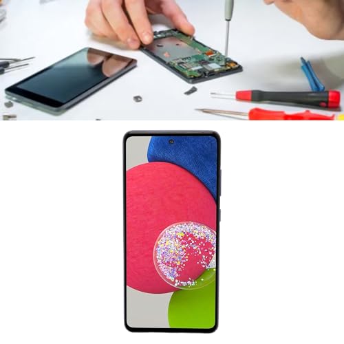 SustVita LCD-Touch-Display-Baugruppe für Galaxy A52 5G, 6,5-Zoll-Bildschirmersatz mit Telefonreparatur-Werkzeugsatz für A526 A526U A526T A526V SM A526A A526B A526U1 A526W (Lila) von SustVita