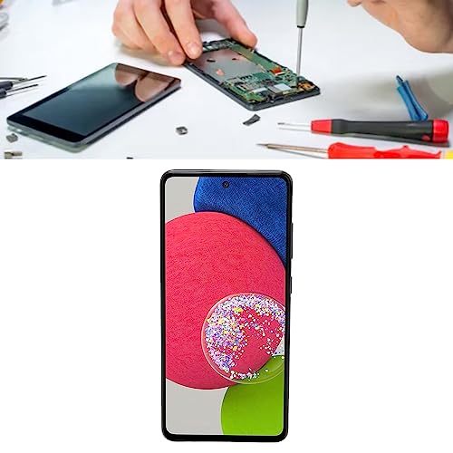 SustVita LCD-Touch-Display-Baugruppe für Galaxy A52 5G, 6,5-Zoll-Bildschirmersatz mit Telefonreparatur-Werkzeugsatz für A526 A526U A526T A526V SM A526A A526B A526U1 A526W (Schwarz) von SustVita