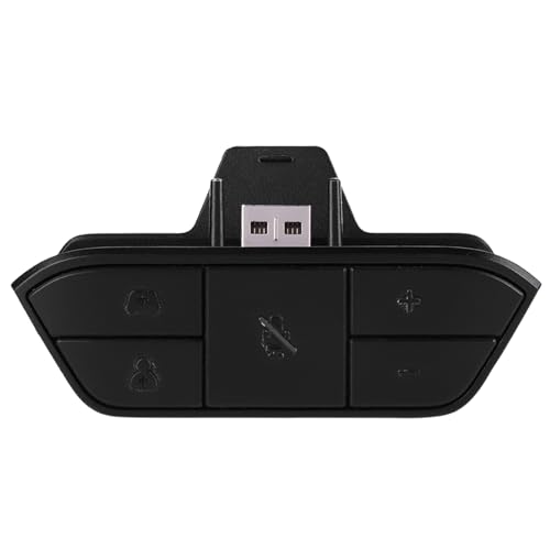 SustVita Staubdichter Stereo-Headset-Adapter für einen Controller, Audio-Mikrofon-Kopfhörer-Konverter mit universellem Gaming-Audio-Chat-Zubehör SustVita Staubdichter Stereo-Headset-Adapter für einen Controller, Audio-Mikrofon-Kopfhörer-Konverter mit universellem Gaming-Audio-Chat-Zubehör von SustVita