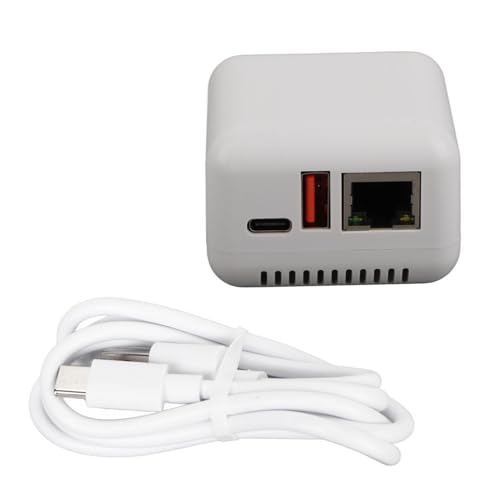 SustVita USB 2.0 Druckserver, LAN Print Share Server, unterstützt Bilddruck, High-Speed-Konnektivität, kompatibel mit und Mac von SustVita