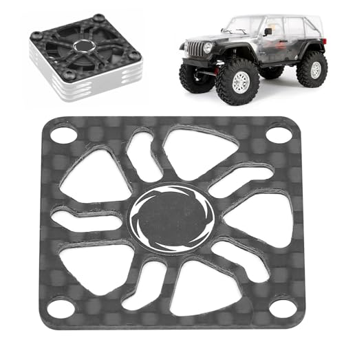 Sustvita RC -Kühlungslüfterabdeckung, Carbonfaser Leichter Motorkühlungslüfterschutz für RC -Auto- und Bootsauswahl (30mm) von SustVita