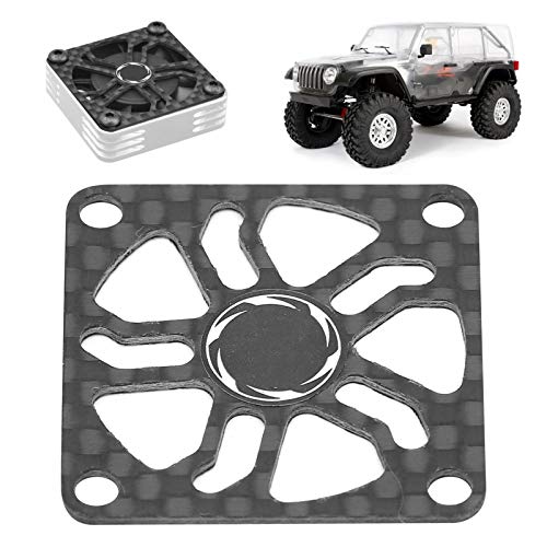 Sustvita RC -Kühlungslüfterabdeckung, Carbonfaser Leichter Motorkühlungslüfterschutz für RC -Auto- und Bootsauswahl (40mm) von SustVita