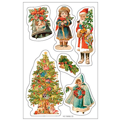 Susy Card 40002651 - Sticker, Xmas Nostalgie, 3 Bogen von Susy Card