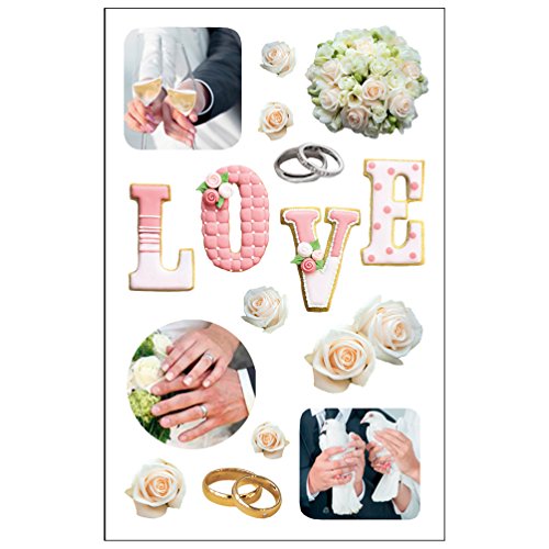 Susy Card Sticker Hochzeit 1.5 3 Bogen selbstklebend, Cellophaniert, A4 Susy Card Sticker Hochzeit 1.5 3 Bogen selbstklebend, Cellophaniert, A4 von Susy Card