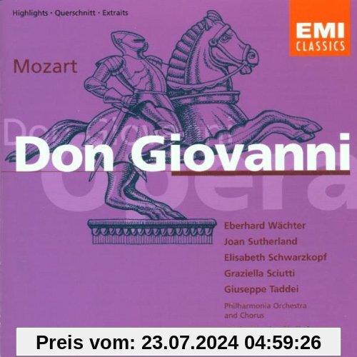 Mozart: Don Giovanni (Highlights) (Aufnahme London 1959) von Sutherland