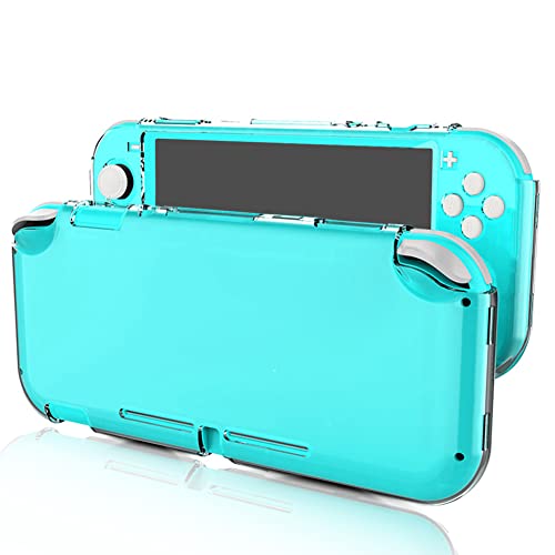 Sutinna Gehäuse für Nintendo Switch Lite-Konsole, Ultraklare, Harte Rückseite mit Kratzfester Stoßdämpfung und Ergonomischem Griffdesign, Kristallklare Schale(Kristallklar) von Sutinna