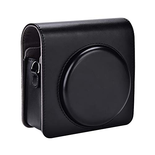 Sutinna Kameratasche, schützende PU-Leder-Kameratasche, weiche Innenschicht mit Gurt für Fujifilm Instax SQ6 (Schwarz) von Sutinna