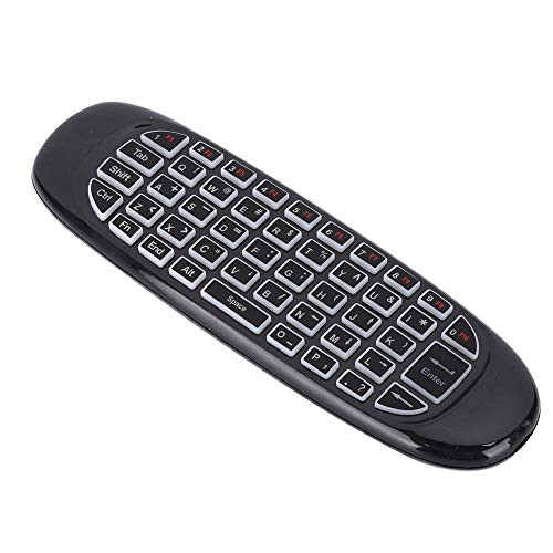 Sutinna USB Smart TV 2.4G Kabellose Tastatur Air Fly Mouse, multifunktionale Fernbedienung mit Farbiger Hintergrundbeleuchtung für Android TV Box/PC/Smart TV/Projektor Sutinna USB Smart TV 2.4G Kabellose Tastatur Air Fly Mouse, multifunktionale Fernbedienung mit Farbiger Hintergrundbeleuchtung für Android TV Box/PC/Smart TV/Projektor von Sutinna