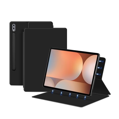 Suttkue Magnetischer Schutz für Samsung Galaxy Tab S10 FE+/S10 FE Plus, 13,3 Zoll (33,3 cm), schlanke, leichte Smart-Ständer, weich und seidig auf der Haut, mit neuester Spannungstechnologie von Suttkue
