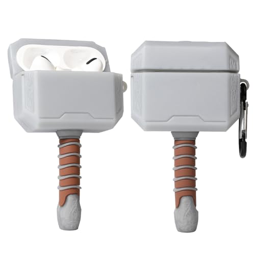 Niedliche Schutzhülle für AirPods Pro, 2. / 1. Generation (2023/2022/2019) mit Schlüsselanhänger, Suublg 3D-Cartoon-Design, Silikon-Ladehülle, stoßfeste Abdeckungen für Jungen und Mädchen von Suublg
