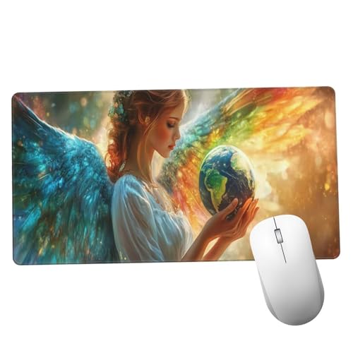 Mauspad Cute Mousepad XXL 1400x600x3mm Mauspad Gaming Vernähte Kanten Wasserdicht Anti-Rutsch, Tischunterlage Size Groß, Abwaschbar, Erweiterter Schreibtisch Schutz Schreibtischunterlage Erde Y1285 Mauspad Cute Mousepad XXL 1400x600x3mm Mauspad Gaming Vernähte Kanten Wasserdicht Anti-Rutsch, Tischunterlage Size Groß, Abwaschbar, Erweiterter Schreibtisch Schutz Schreibtischunterlage Erde Y1285 von Suuiizaa