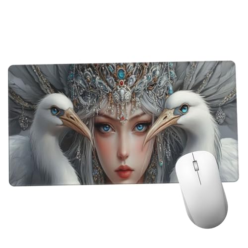Mauspad Frau Mousepad XXL 1200x600x3mm Mauspad gaming Vernähte Kanten Wasserdicht Anti-Rutsch, Tischunterlage Size Groß, Erweiterter Schreibtisch Schutz Schreibtischunterlage für Office Vogel Y1375 Mauspad Frau Mousepad XXL 1200x600x3mm Mauspad gaming Vernähte Kanten Wasserdicht Anti-Rutsch, Tischunterlage Size Groß, Erweiterter Schreibtisch Schutz Schreibtischunterlage für Office Vogel Y1375 von Suuiizaa