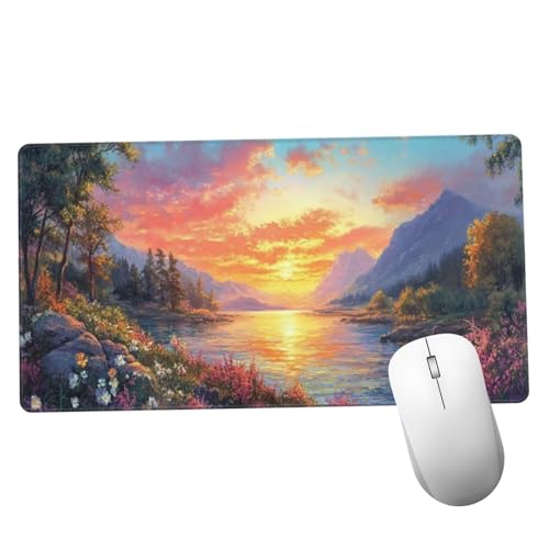 Mauspad Sonnenuntergang Mousepad XXL 600x300x3mm Mauspad gaming Vernähte Kanten Wasserdicht Anti-Rutsch,Tischunterlage Size Groß,Erweiterter Schreibtisch Schutz Schreibtischunterlage Landschaft Y1277 Mauspad Sonnenuntergang Mousepad XXL 600x300x3mm Mauspad gaming Vernähte Kanten Wasserdicht Anti-Rutsch,Tischunterlage Size Groß,Erweiterter Schreibtisch Schutz Schreibtischunterlage Landschaft Y1277 von Suuiizaa
