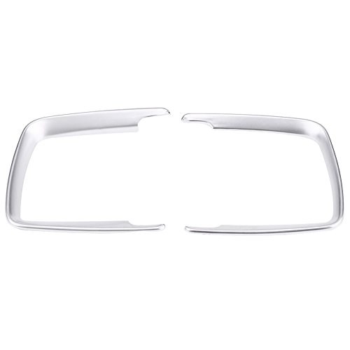 Suuonee Scheinwerferschalter-Rahmenabdeckung, Scheinwerferschalter-Rahmenabdeckung Zieraufkleber für 1 2 3 4 X5 X6 Serie F20 F22 F30 F32[Silber] von Suuonee