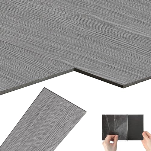 Suusolny 36 Stück Vinylboden PVC Bodenbelag 5 m² Selbstklebend Holz-Optik Vinyl Klebefliesen Bodenfliesen Dekor-Dielen Wasserfest Rutschfest - Kalkgewaschen Eiche Suusolny 36 Stück Vinylboden PVC Bodenbelag 5 m² Selbstklebend Holz-Optik Vinyl Klebefliesen Bodenfliesen Dekor-Dielen Wasserfest Rutschfest - Kalkgewaschen Eiche von Suusolny