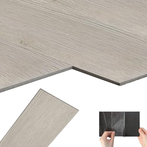 Suusolny 36 Stück Vinylboden PVC Bodenbelag 5 m² Selbstklebend Holz-Optik Vinyl Klebefliesen Bodenfliesen Dekor-Dielen Wasserfest Rutschfest - Schneeweiße Eiche Suusolny 36 Stück Vinylboden PVC Bodenbelag 5 m² Selbstklebend Holz-Optik Vinyl Klebefliesen Bodenfliesen Dekor-Dielen Wasserfest Rutschfest - Schneeweiße Eiche von Suusolny