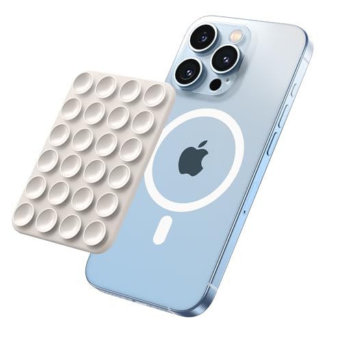 SuydanBox Magnetische Saugnapf-Telefonhalterung, rutschfeste Freisprech-Silikon-Handyhalterung, kompatibel mit MagSafe-Handyhülle für iPhone Pro Max 15/14/13/12 Serie, Spiegel-Duschhalterung für SuydanBox Magnetische Saugnapf-Telefonhalterung, rutschfeste Freisprech-Silikon-Handyhalterung, kompatibel mit MagSafe-Handyhülle für iPhone Pro Max 15/14/13/12 Serie, Spiegel-Duschhalterung für von SuydanBox