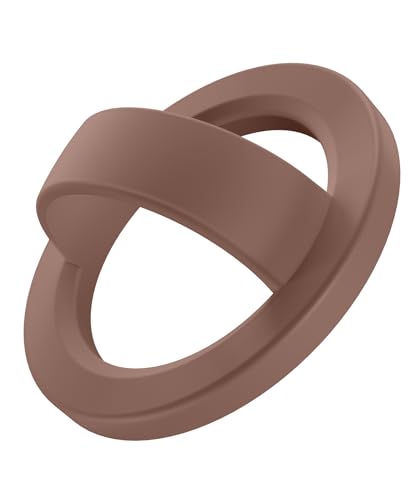 SuydanBox Magnetischer Handy-Griff, abnehmbarer Schlaufengriff mit weichem Fingerband, Silikon-Handy-Ringhalter für die Rückseite des Telefons für iPhone 16/15/14/13/12 Pro Max/Plus, Braun SuydanBox Magnetischer Handy-Griff, abnehmbarer Schlaufengriff mit weichem Fingerband, Silikon-Handy-Ringhalter für die Rückseite des Telefons für iPhone 16/15/14/13/12 Pro Max/Plus, Braun von SuydanBox