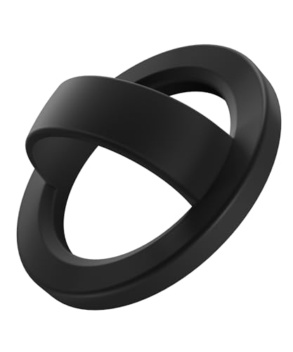 SuydanBox Magnetischer Handy-Griff, abnehmbarer Schlaufengriff mit weichem Fingerband, Silikon-Handy-Ringhalter für die Rückseite des Telefons für iPhone 16/15/14/13/12 Pro Max/Plus, Schwarz SuydanBox Magnetischer Handy-Griff, abnehmbarer Schlaufengriff mit weichem Fingerband, Silikon-Handy-Ringhalter für die Rückseite des Telefons für iPhone 16/15/14/13/12 Pro Max/Plus, Schwarz von SuydanBox