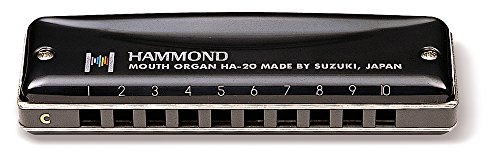 Suzuki Diatonic Harmonica Hammond HA-20 key of LowF mehrfarbig von Suzuki