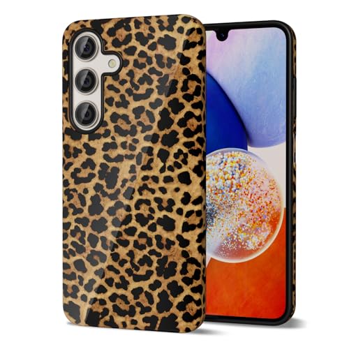 Svanove Gepardendruck Handyhülle für Galaxy A14 Hülle Mädchen Niedlich Leopard Hülle für Frauen Luxus Trendy Retro Cool Animal Print Design Aesthetic Muster Y2k Slim Hartschale Plastik Cover Braun Svanove Gepardendruck Handyhülle für Galaxy A14 Hülle Mädchen Niedlich Leopard Hülle für Frauen Luxus Trendy Retro Cool Animal Print Design Aesthetic Muster Y2k Slim Hartschale Plastik Cover Braun von Svanove