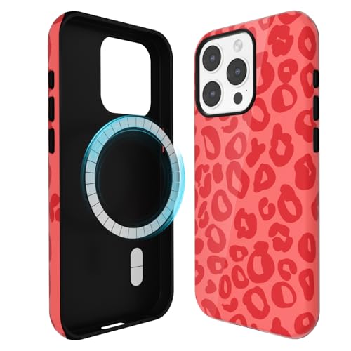 Svanove Schutzhülle für iPhone 13 Pro, Gepardendruck, kompatibel mit Magsafe, magnetische Leoparden-Handyhülle, mädchenhaft, niedlich, trendig, Retro-Tierdruck, ästhetisches Design, Hartschale für Svanove Schutzhülle für iPhone 13 Pro, Gepardendruck, kompatibel mit Magsafe, magnetische Leoparden-Handyhülle, mädchenhaft, niedlich, trendig, Retro-Tierdruck, ästhetisches Design, Hartschale für von Svanove