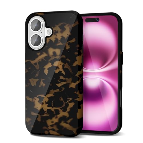 Svanove Tortoise Shell Handyhülle für iPhone 16 Plus Hülle Trendy Muster, Tortoise Svanove Tortoise Shell Handyhülle für iPhone 16 Plus Hülle Trendy Muster, Tortoise von Svanove