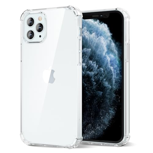 Svanove für iPhone 11 Pro Hülle Durchsichtig, Transparent Handyhülle Kameraschutz, Klar Farbig Dünn Schutz Silikon Schutzhülle Stoßfest Weich Gummi Clear Slim TPU Case, Klar von Svanove