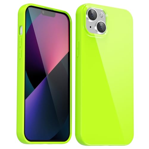 Svanove für iPhone 13 Mini Hülle Silikon Case, Bunt Weich TPU Ultra Dünn Handyhülle Einfarbig Handy Hülle Mädchen Frauen, Glatt Plastik Schutzhülle Slim Silikonhülle Gummi Bumper, Neon Gelb Svanove für iPhone 13 Mini Hülle Silikon Case, Bunt Weich TPU Ultra Dünn Handyhülle Einfarbig Handy Hülle Mädchen Frauen, Glatt Plastik Schutzhülle Slim Silikonhülle Gummi Bumper, Neon Gelb von Svanove