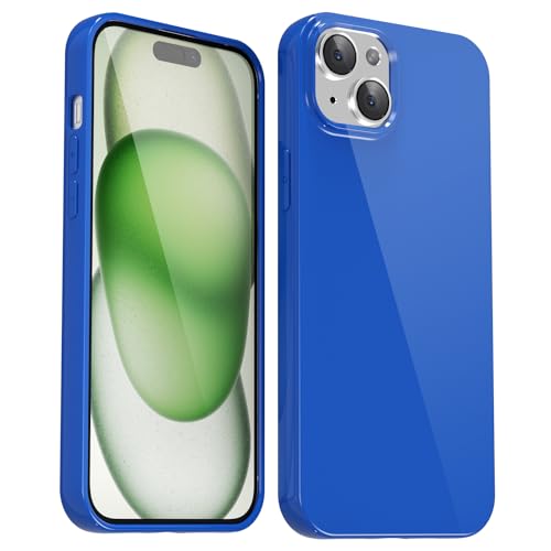 Svanove für iPhone 15 Hülle Silikon, Dünn Handyhülle Einfarbig Glatt Gummi Gel Original, Weich TPU Slim Case Leicht Schutz Stoßfest Kameraschutz Schutzhülle, Neon Blau Svanove für iPhone 15 Hülle Silikon, Dünn Handyhülle Einfarbig Glatt Gummi Gel Original, Weich TPU Slim Case Leicht Schutz Stoßfest Kameraschutz Schutzhülle, Neon Blau von Svanove