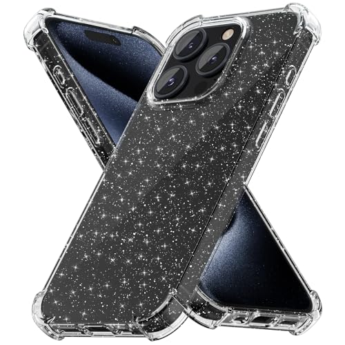 Svanove für iPhone 15 Pro Hülle, Klar Glitzer Svanove für iPhone 15 Pro Hülle, Klar Glitzer von Svanove