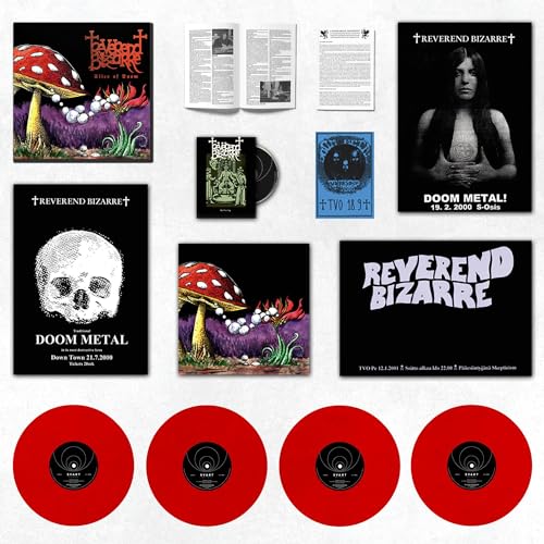 Slice of Doom - Deluxe box set, Limited Red Vinyl [Vinyl LP] von Svart Records